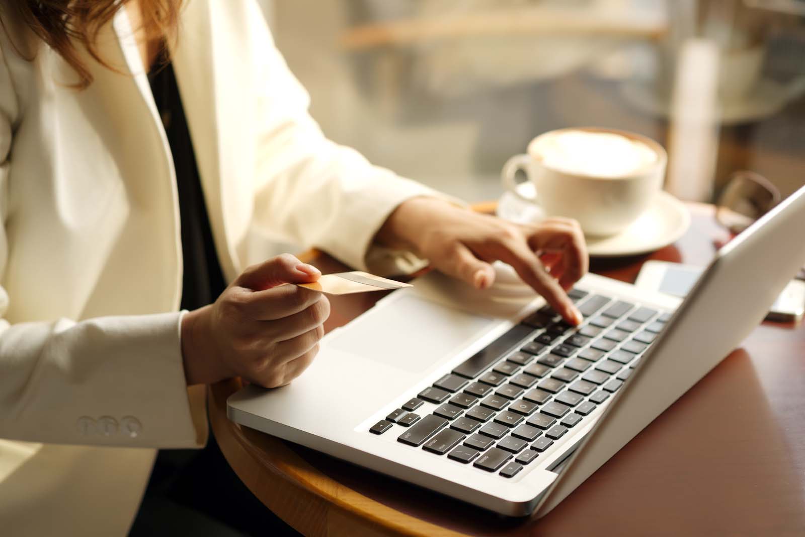 person working on a laptop
