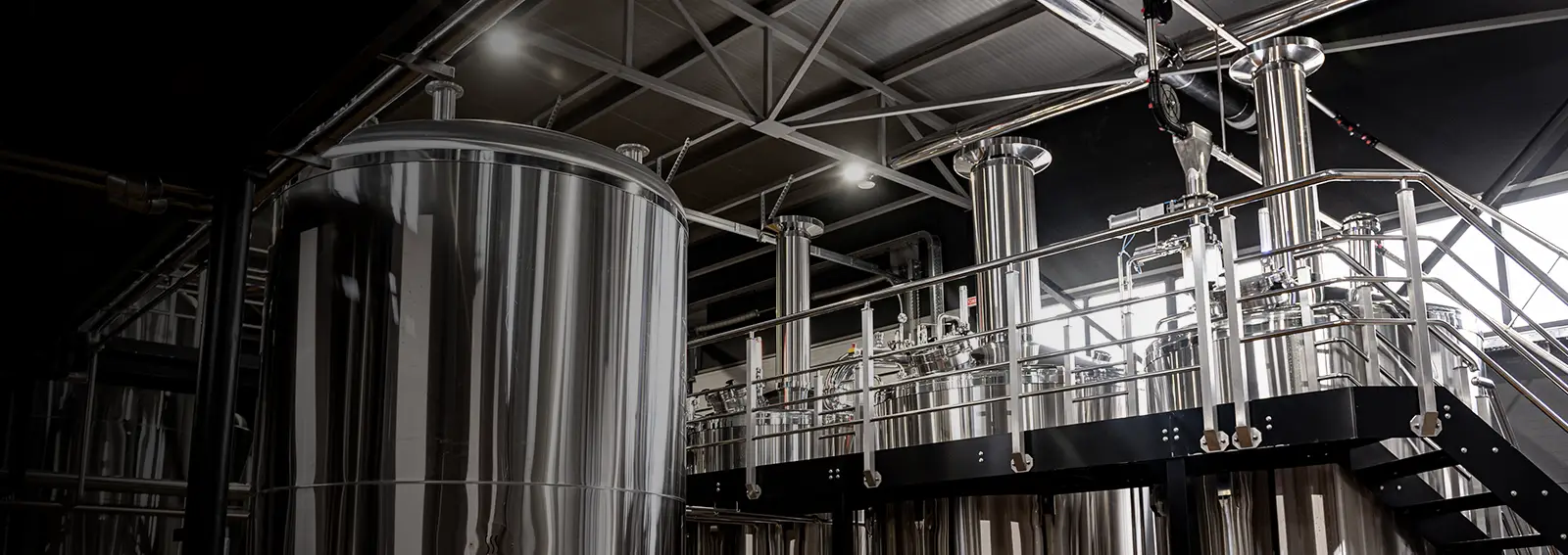 Interior of a Craft Brewery