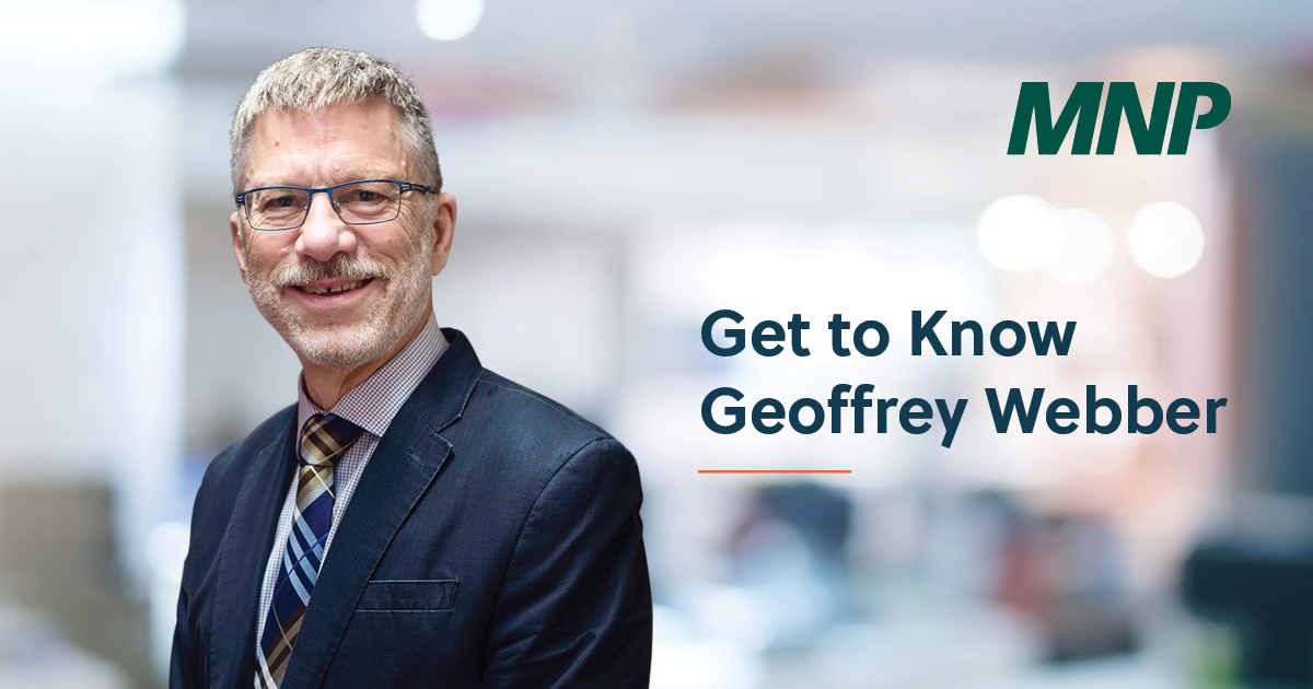 Get to Know Geoffrey Webber | MNP