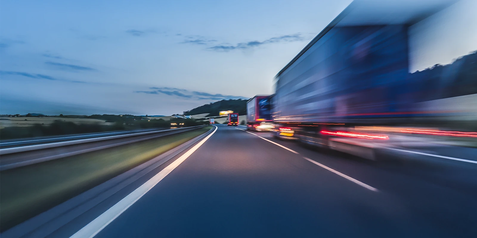 Transportation and trucks traveling on the road