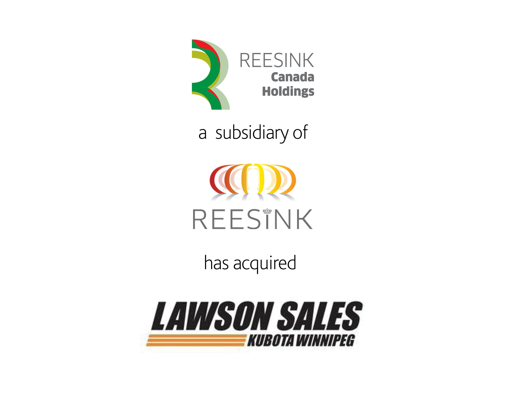 Reesink Canada Holdings Inc., a subsidiary of Royal Reesink B.V. has  acquired Lawson Sales Ltd. | MNP