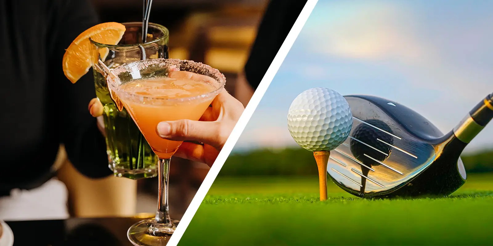 cocktails and golf